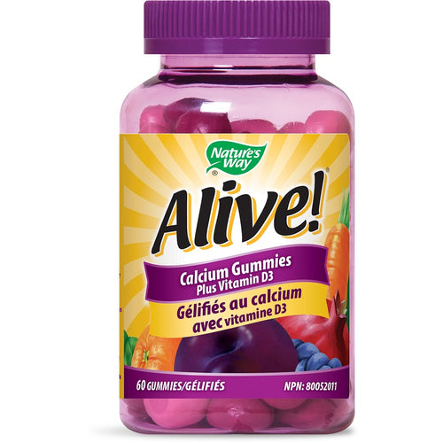 Nature's Way | Alive Calcium Gummies | 60 Gummies