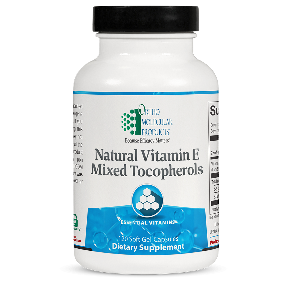 Natural Vitamin E Mixed Tocopherols 120 Soft Gel Capsules