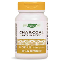 Load image into Gallery viewer, Natures Way, Activated Charcoal 100 Capsules
