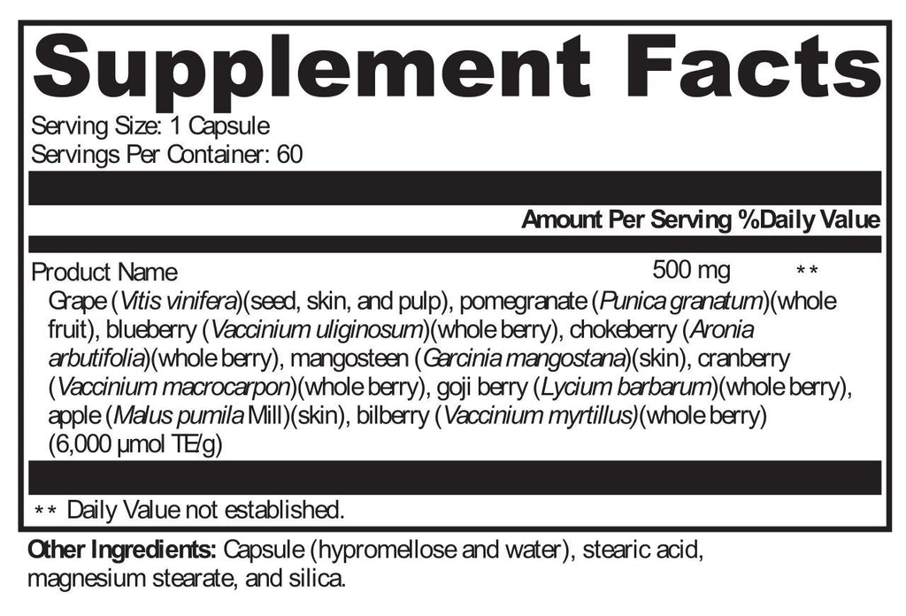 XYMOGEN, Oraxinol™ 60 Capsules Ingredients