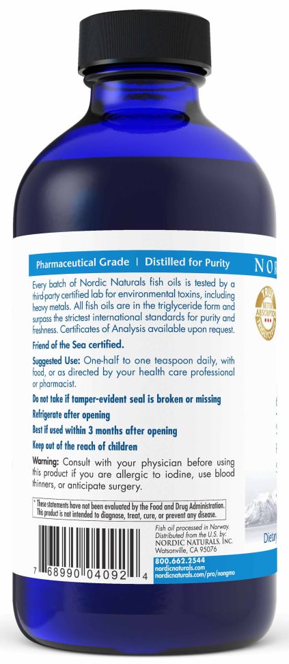 Nordic Naturals | ProEFA-3.6.9. Lemon Liquid | 8 Ounces