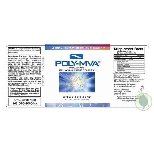 Poly-MVA | Fluid Ounces - Ingredients