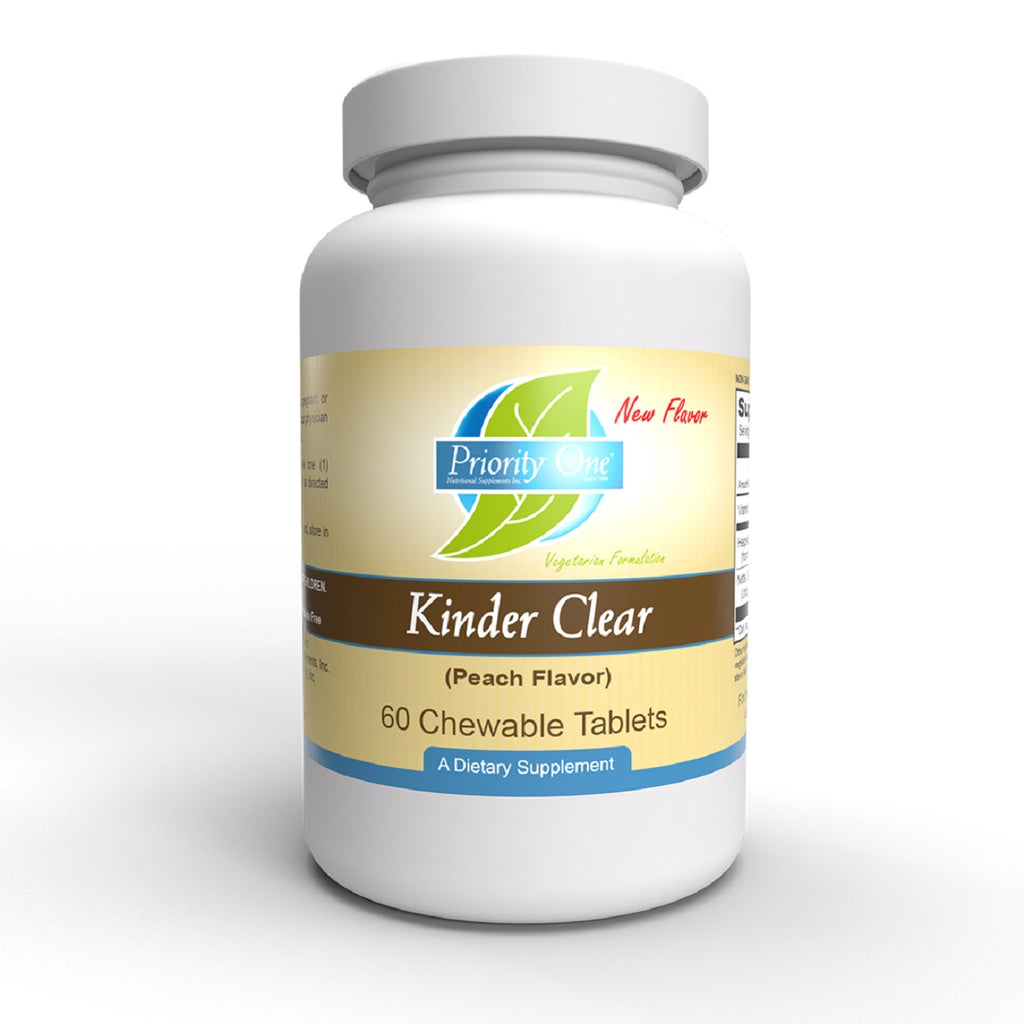 Priority One, Kinder Clear 60 Chewable Tablets