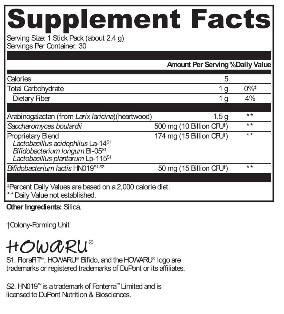 XYMOGEN, ProbioMax Plus DF 30 Servings Ingredients