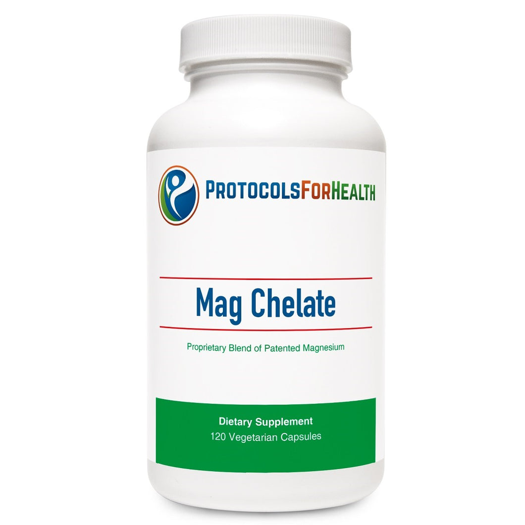 Protocols For Health, Mag Chelate 120 Veg Capsules