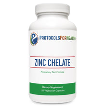 Load image into Gallery viewer, Protocols For Health, Zinc Chelate 120 Veg Capsules
