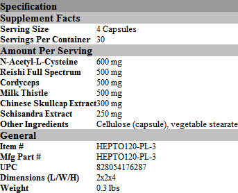 Protocols For Health Hepato Plus 120 Capsules