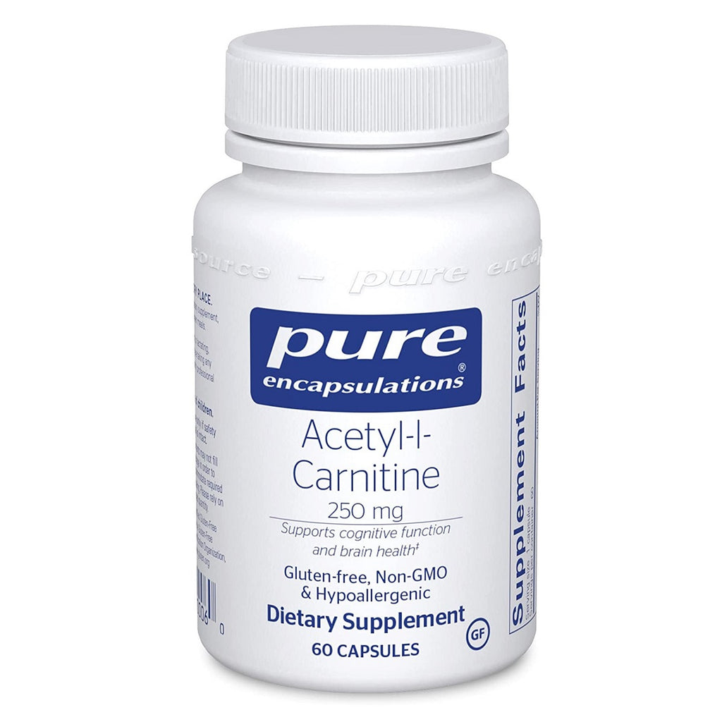 Pure Encapsulations, Acetyl-l-Carnitine 250 mg 60 Capsules
