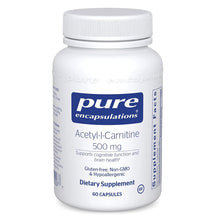 Load image into Gallery viewer, Pure Encapsulations, Acetyl-l-Carnitine 500 mg 60 Capsules
