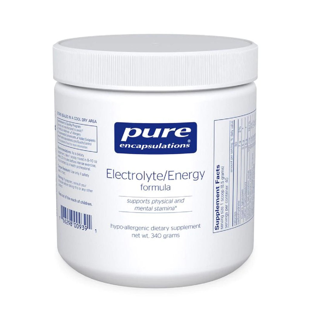 Pure Encapsulations, Electrolyte / Energy Formula 340 Grams
