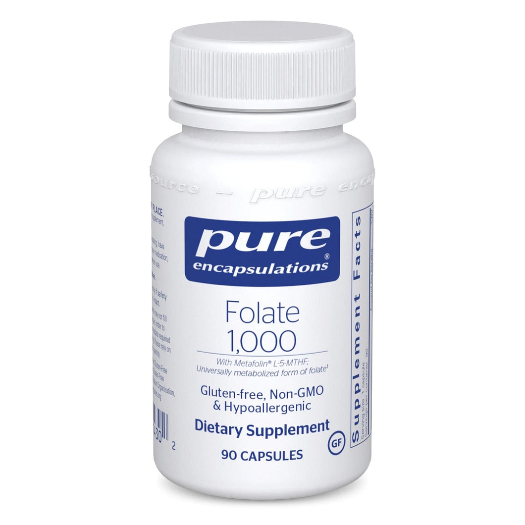 Pure Encapsulations, Folate 1000 - 90 Capsules