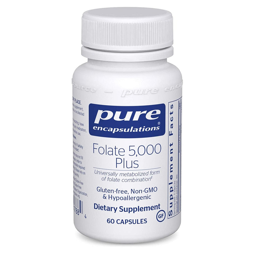 Pure Encapsulations, Folate 5,000 Plus - 60 Capsules