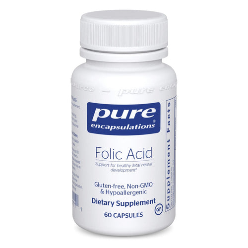 Pure Encapsulations, Folic Acid 60 Capsules