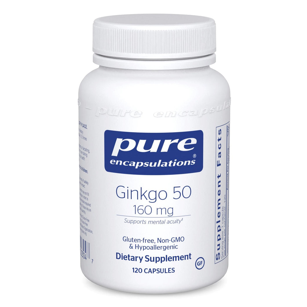 Pure Encapsulations, Ginkgo 50 - 160 mg 120 Capsules