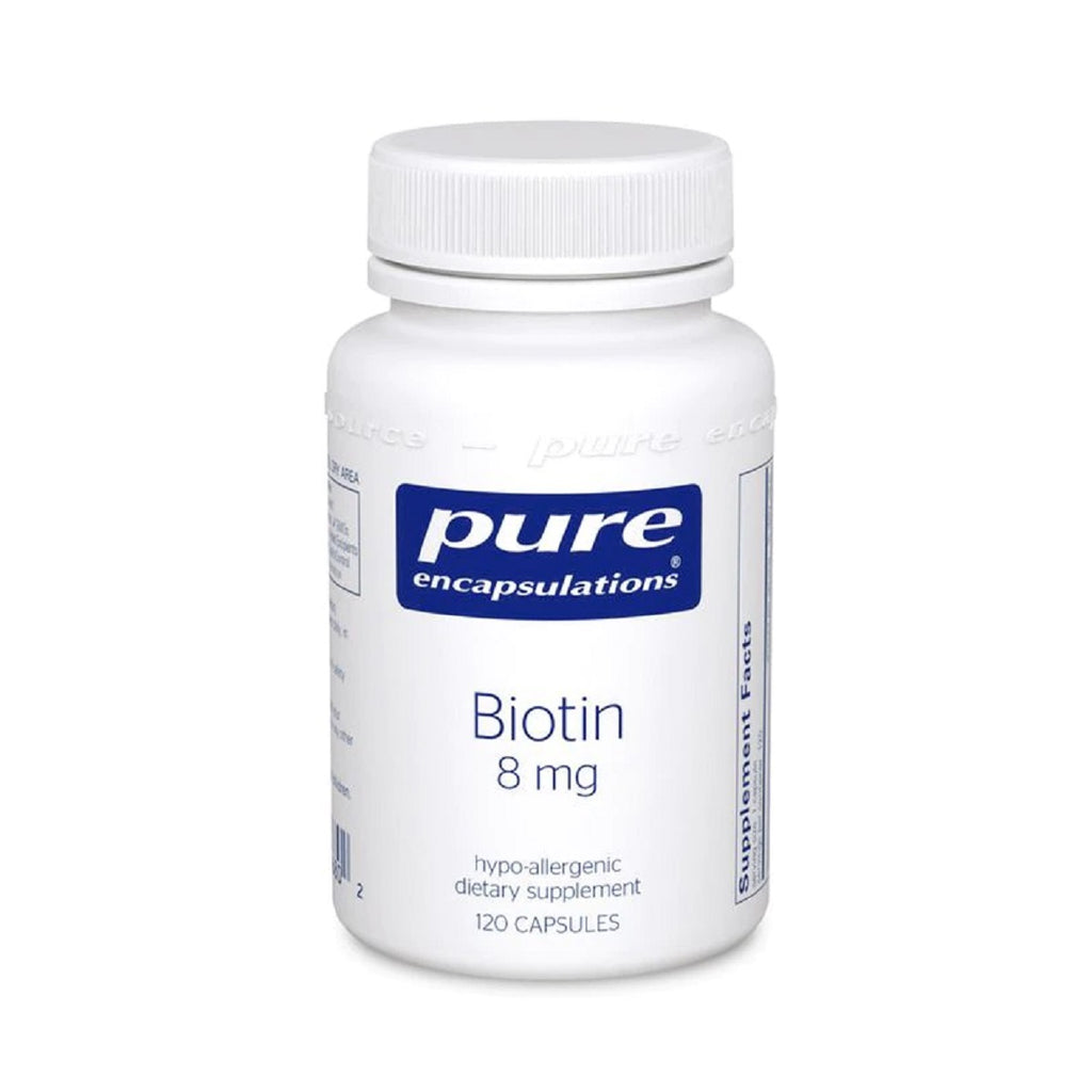 Pure Encapsulations, Biotin 8 mg 120 Capsules