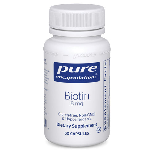 Pure Encapsulations Biotin 8 mg - 60 Capsules