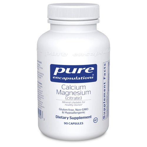 Pure Encapsulations, Calcium Magnesium (Citrate) 90 Capsules