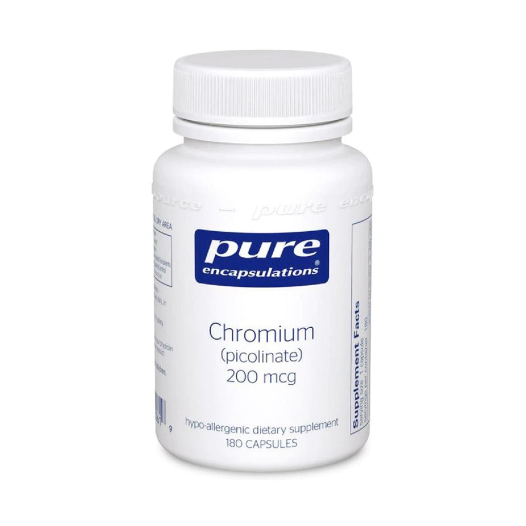 Pure Encapsulations, Chromium (Picolinate) 200 mcg 180 Capsules