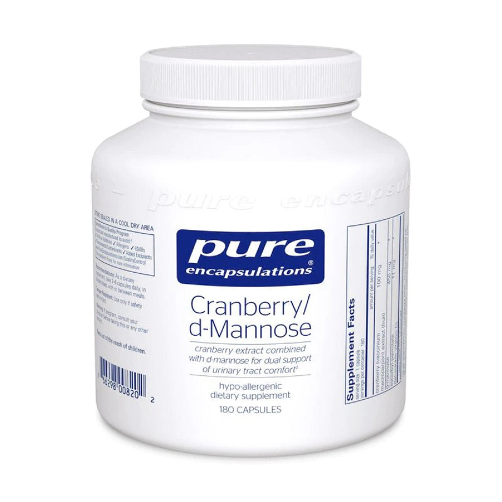 Pure Encapsulations, Cranberry/D-Mannose 180 Capsules