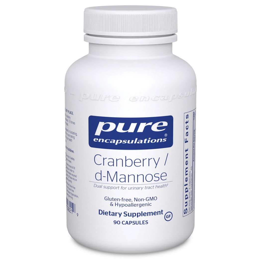 Pure Encapsulations, Cranberry/D-Mannose 90 Capsules