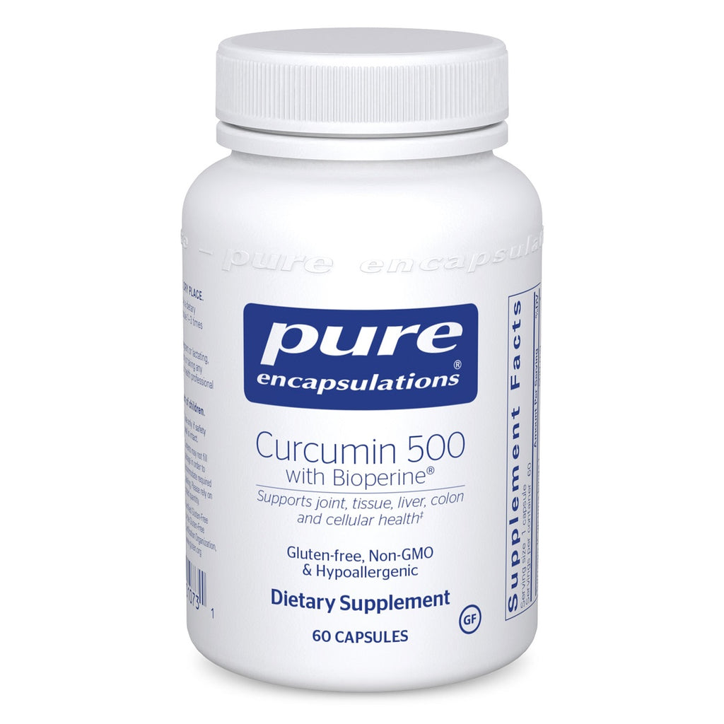 Pure Encapsulations, Curcumin 500 with Bioperine 60 Capsules