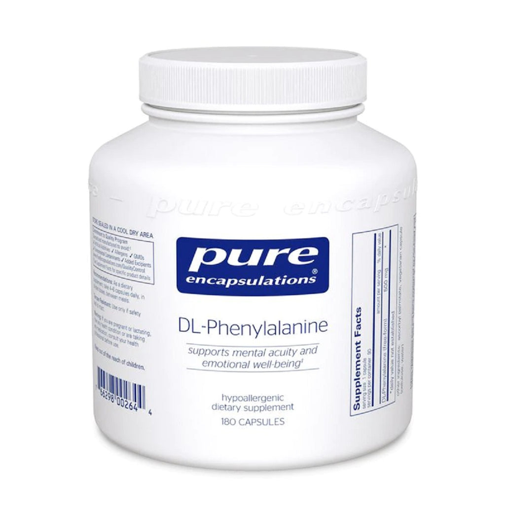 Pure Encapsulations, DL-Phenylalanine 180 Capsules