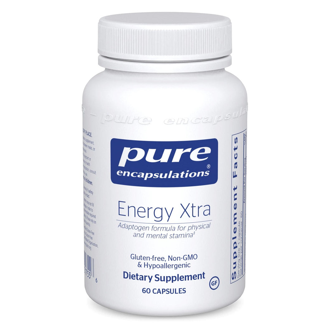 Pure Encapsulations, Energy Xtra 60 Capsules