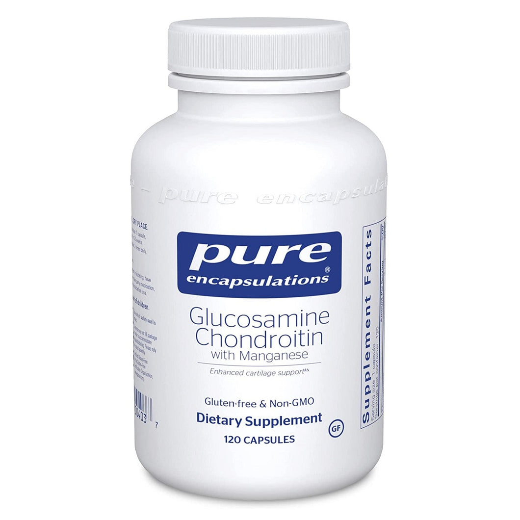 Pure Encapsulations, Glucosamine Chondroitin with Manganese 120 Capsules