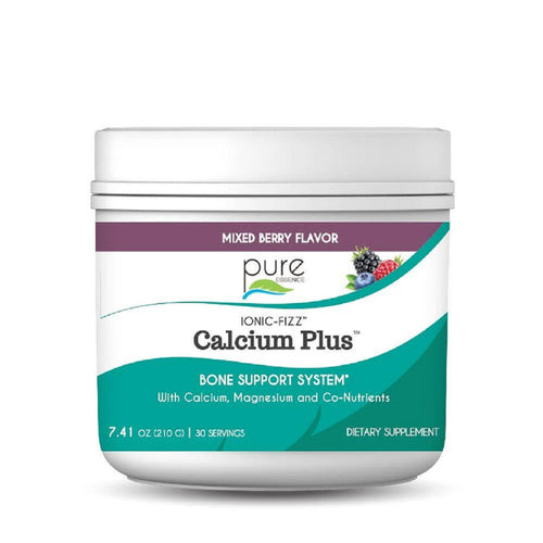Pure Essence, Ionic-Fizz™ Calcium Plus™ Mixed Berry Flavor 210 Grams