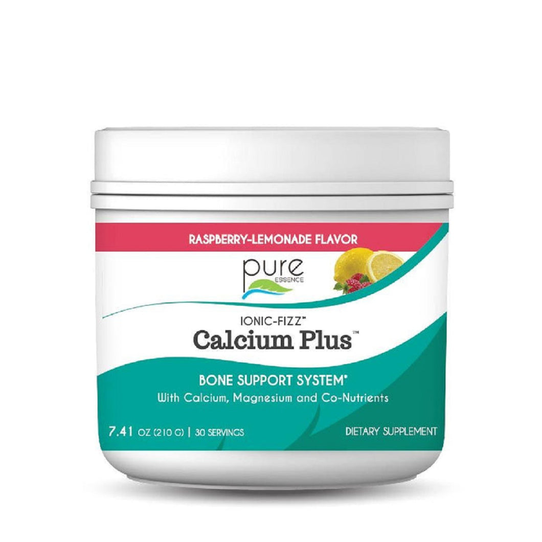 Pure Essence, Ionic-Fizz™ Calcium Plus™ Raspberry-Lemonade Flavor 210 Grams