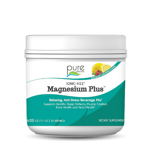 Pure Essence, Ionic-Fizz Magnesium Plus Raspberry Lemonade Flavor 6.03 oz