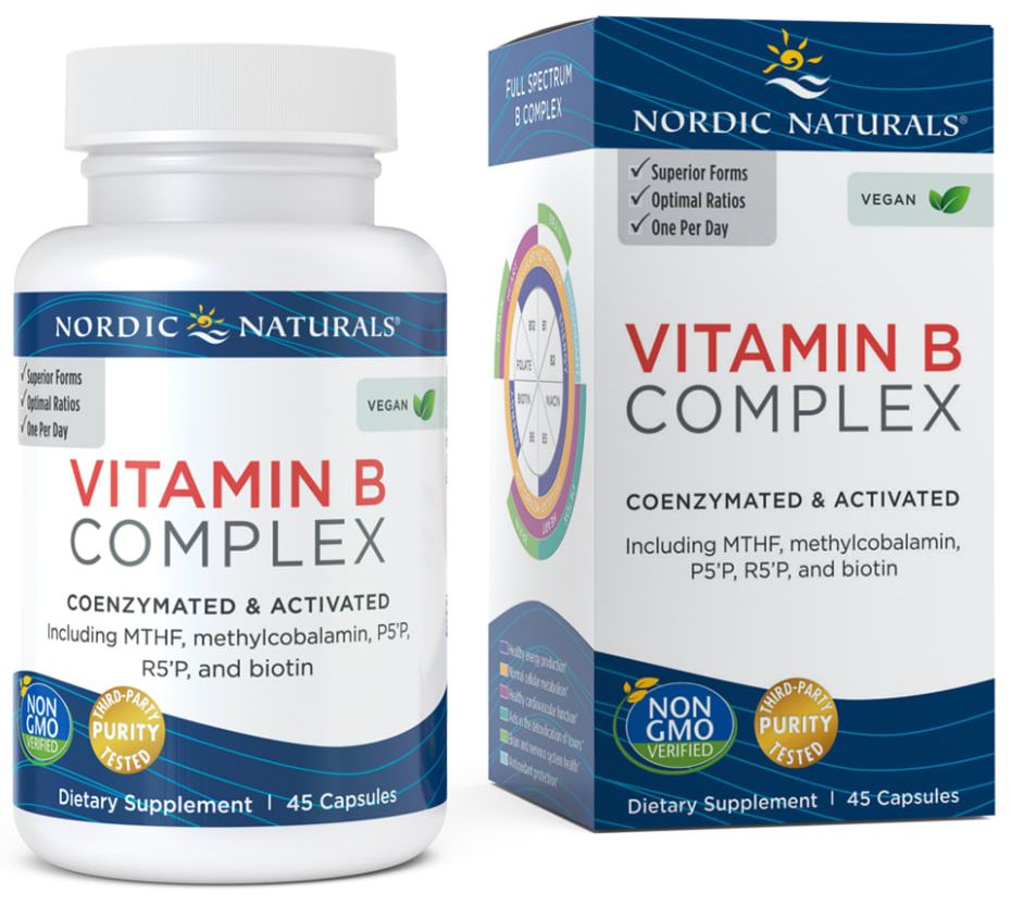 Nordic Naturals | Vitamin B Complex | 45 Capsules