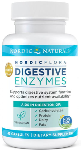 Nordic Naturals | Nordic Flora Digestive Enzymes | 45 Capsules