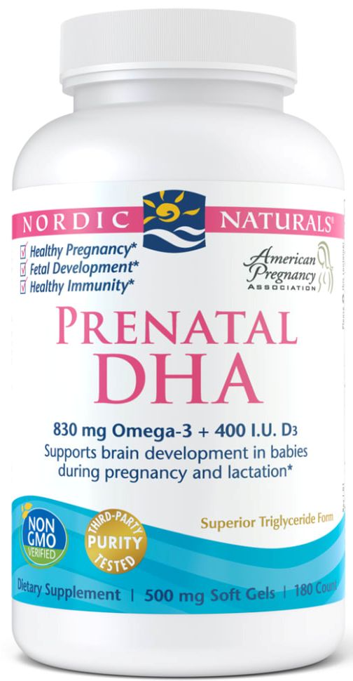 Nordic Naturals | Prenatal DHA | 90 - 180 Softgels - 180 Softgels