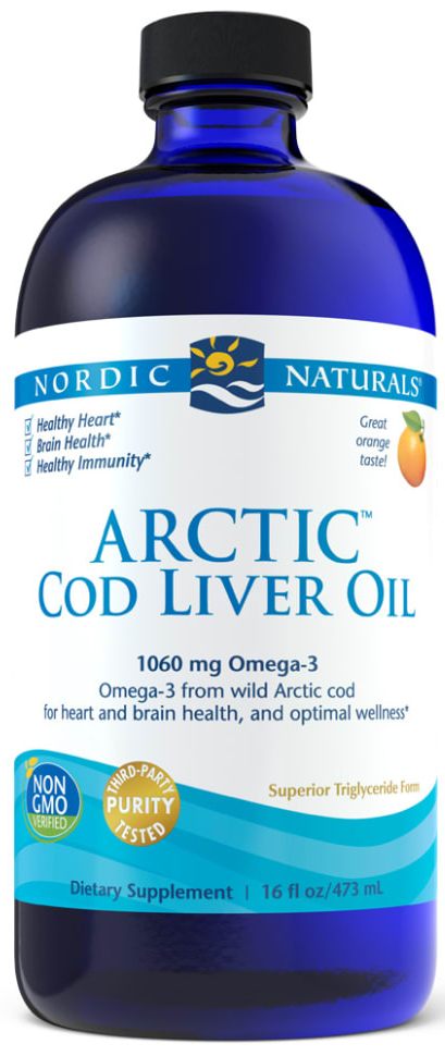 Nordic Naturals | Arctic Cod Liver Oil (Orange) | 16 Ounces
