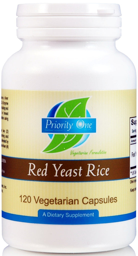 Priority One | Red Yeast Rice | 120 Vegetarian Capsules