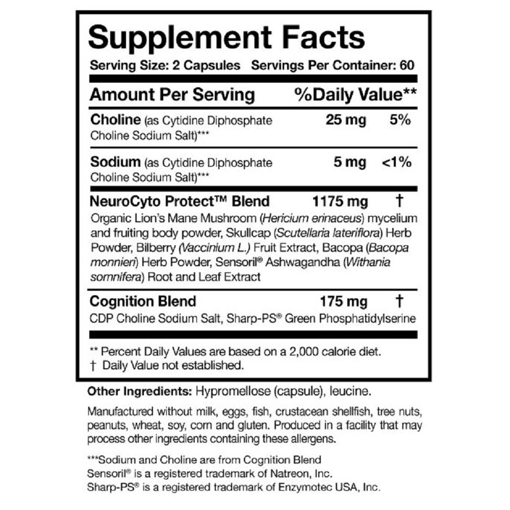 Researched Nutritional, BDNF Essentials® Ingredients