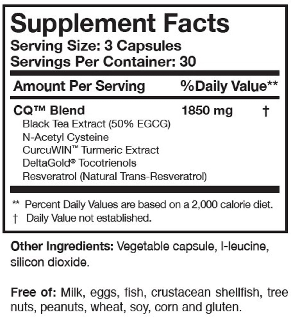 Researched Nutritionals | CytoQuel® | Ingredients