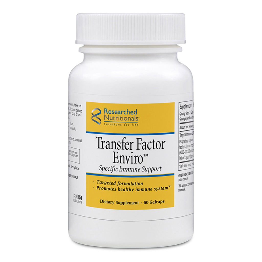 Researched Nutritionals | Transfer Factor Enviro | 60 Gelcaps