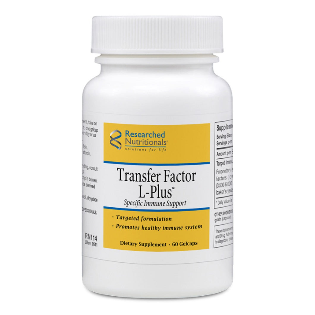Researched Nutritionals | Transfer Factor L-Plus™ | 60 gelcaps