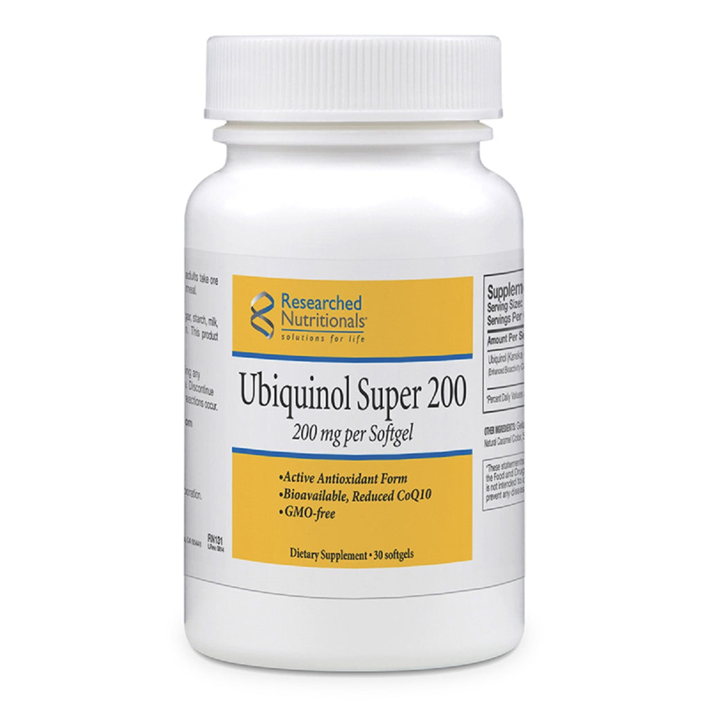 Researched Nutritionals, Ubiquinol Super 200™ 30 Softgels