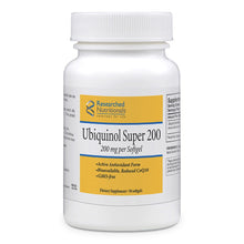 Load image into Gallery viewer, Researched Nutritionals, Ubiquinol Super 200™ 30 Softgels
