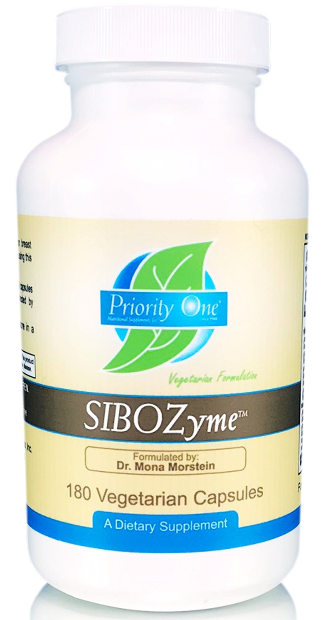 Priority One | SIBOZyme | 180 Vegetarian Capsules Phase 1