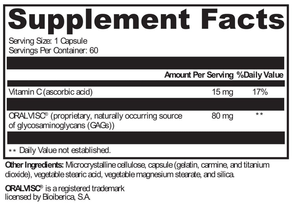 XYMOGEN, SynovX Metabolic 60 Capsules Ingredients