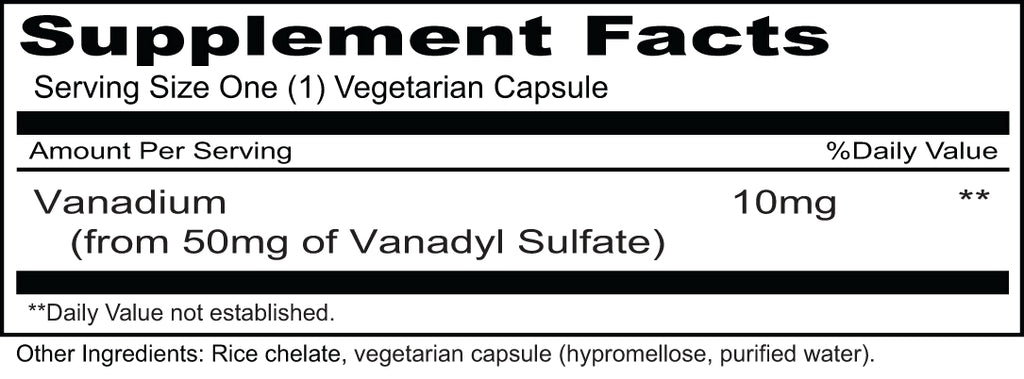 Priority One | Vana Trace 50mg | 120 Vegetarian Capsules