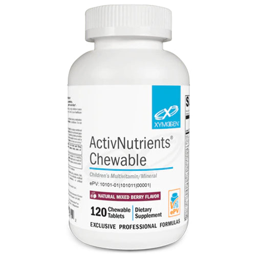 XYMOGEN, ActivNutrients® Chewable Mixed Berry 120 Tablets
