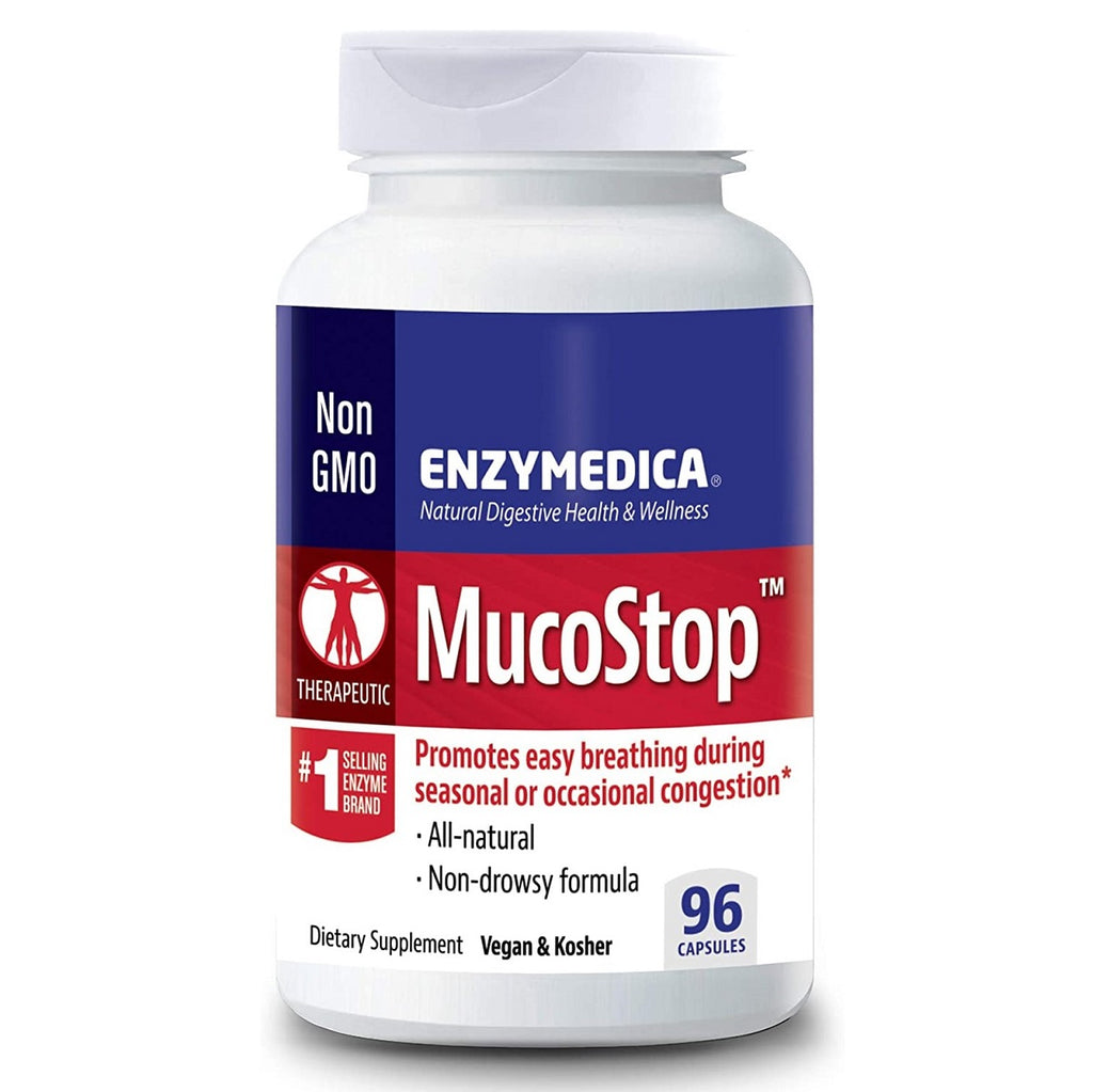 Enzymedica | MucoStop | 96 Capsules