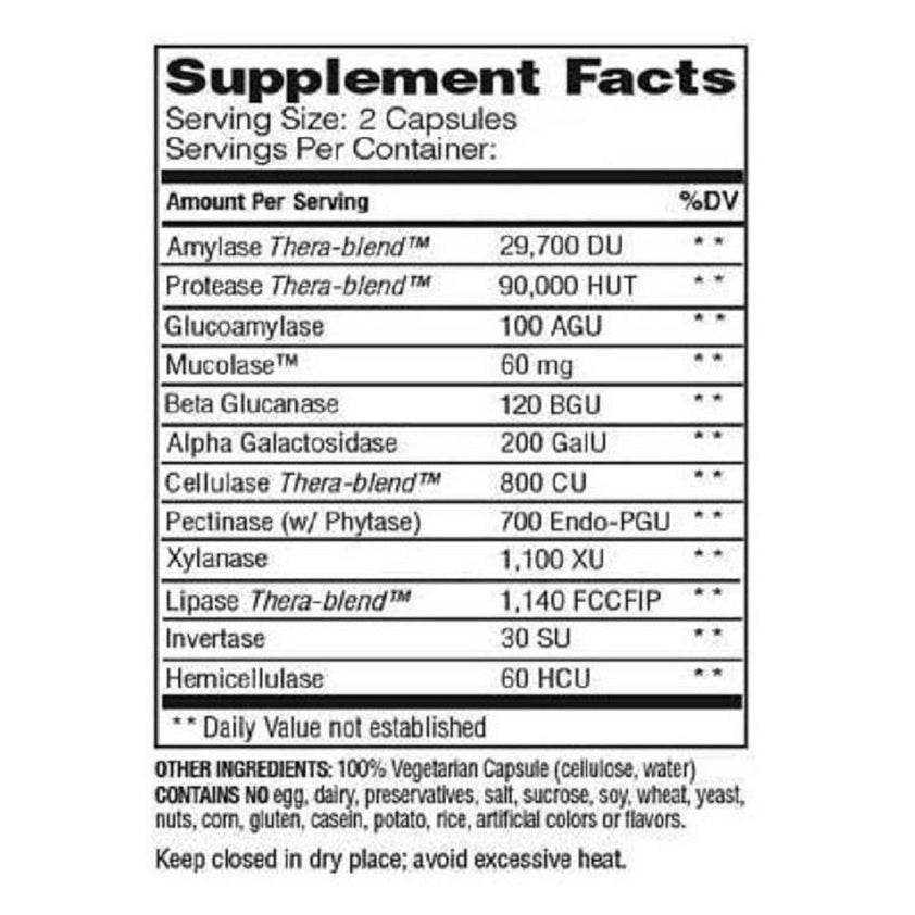 MucoStop 96 Capsules Non-Drowsy Enzyme Support for Congestion Relief ...