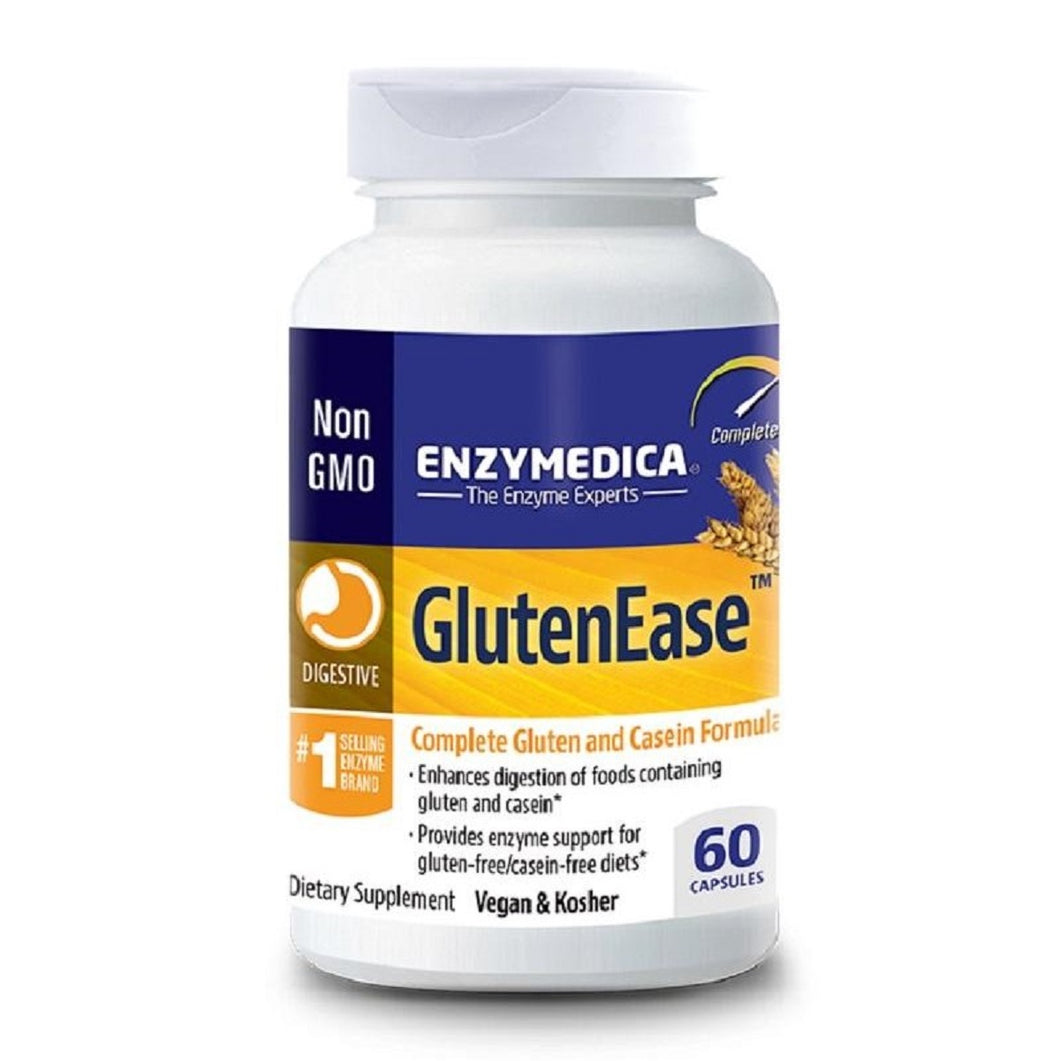 Enzymedica, GlutenEase 60 and 120 Capsules