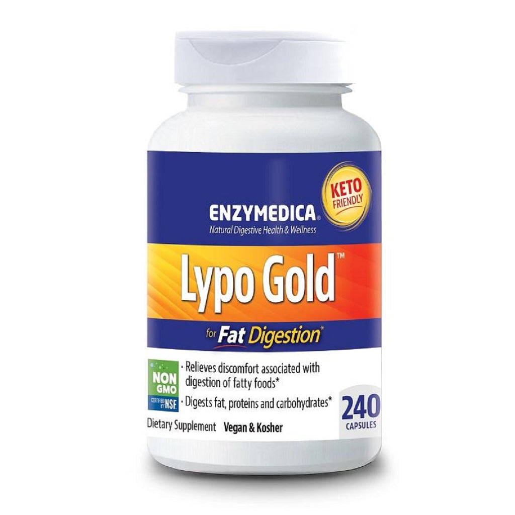 Enzymedica | Lypo Gold | 240 Capsules